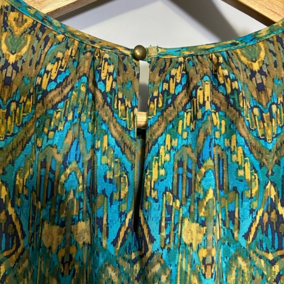 Chaps Blouse Sleeveless Tank High Neck Top‎ - Large - Picture 4 of 6